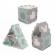 Covoras de joaca kinderkraft luno shapes puzzle 3d spuma mint