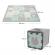 Covoras de joaca kinderkraft luno shapes puzzle 3d spuma mint