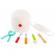 Jucarie trusa medicala cu 7 elemente din lemn ecotoys little dentist