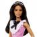 Papusa barbie fashionistas bruneta cu bentita