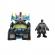 Vehicul cu figurina batman cu costum gri fisher price imaginext dc super friends