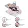 Balansoar bebelusi kinderkraft felio 2 peony rose