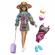 Papusa barbie cu accesorii calatorie