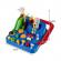Pista de curse cu obstacole, 4 masinute si helicopter kruzzel my18259