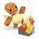 Set de constructie pokemon mega 81 piese - roata de foc a lui charmander