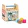 Jucarie educativa din lemn sub forma de cub cu sortator ecotoys