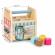 Jucarie educativa din lemn sub forma de cub cu sortator ecotoys