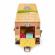 Jucarie educativa din lemn sub forma de cub cu sortator ecotoys