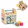 Jucarie educativa din lemn sub forma de cub cu sortator ecotoys