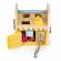 Jucarie educativa din lemn sub forma de cub cu sortator ecotoys