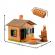 Set constructie cu caramizi teifoc 185 piese - casa cu gratar