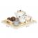 Set de joaca ceai din lemn 17 piese ecotoys