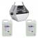 Set petrecere masina de baloane si lichid,  ideallstore®, telecomanda inclusa, argintiu