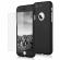 Husa Iphone 5/5s Full Cover  360+ folie sticla Negru