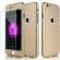 Husa pentru Apple iPhone 8 PlusGold acoperire completa  360grade cu folie de sticla