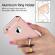 Husa Apple iPhone 6/6SElegance Luxury 3in1 Ring Rose-Gold