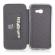 Husa protectie tip portofel pentru Samsung Galaxy J3 (2017) Black Fine Touch