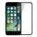 Folie de sticla 3D securizata cu rama metalicaBlack pentru Apple iPhone 8 Plus protectie completa margini curbate