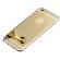 Husa Apple iPhone 5/5S/SEElegance Luxury tip oglinda Gold