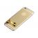 Husa Mirror Slim Iphone 6/6S cu margini din silicon - Gold
