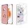 Husa de protectie pentru iPhone 6/6S Luxury Rose-Gold Plated cu Inel de sustinere telefon si folie