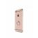 Husa telefon Apple iPhone 8 Plus ofera protectie 3in1 Ring Rose-Gold
