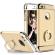 Husa telefon Iphone 7 Plus ofera protectie 3in1 Ring Gold