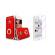 Pachet husa Apple iPhone 6/6SElegance Luxury 3in1 Ring Red folie de sticla gratis