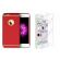 Pachet husa Apple iPhone 7 PlusElegance Luxury 3in1 Red folie de sticla gratis