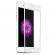 Folie sticla completa 3D Apple iPhone 6/6S acopera tot ecranul alb