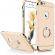 Husa telefon Iphone 8 Plus ofera protectie Completa 3in1 Ultrasubtire Lux Gold Matte