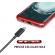 Husa Samsung Galaxy A8 2018 FullBodyRed acoperire completa  360grade cu folie de protectie gratis