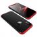 Husa protectie pentru iPhone X Negru-Rosu Fullbody Fata-Spate Hard Case