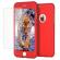 Husa Full Cover  360 (fata + spate + folie sticla) pentru iPhone 7 Red