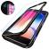 Pachet Valentines Day Doua Huse Apple iPhone 8 Plus Magnetice Full Cover Black cu spate de sticla securizata premium + doua folii de sticla