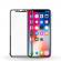 Set 2 folii de sticla 3D securizata cu rama metalicaBlack pentru Apple iPhone X protectie completa margini curbate