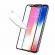 Set 2 folii de sticla 3D securizata cu rama metalicaBlack pentru Apple iPhone X protectie completa margini curbate
