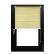 Rulou textil day&night , galben , l 37 cm x h 140 cm