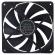 Ventilator spacer 140mm, 1400rpm, negru