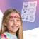 Model mozaic face painter - fluture - trandafir - 3 buc/pachet tytoo