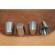 Set sticla cu 4 pahare, cutie speciala sah, piese sah incluse, sticla