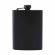 Sticla de buzunar din otel inoxidabil cu capacitate de 180 ml, negru