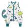 Sac de dormit cu picioruse bamboo dinosaur 80 cm 0.5 tog