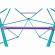 Structura de catarat din metal pentru copii climbing dome phobos 300 cm