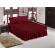 Husa Elastica si Creponata pentru Pat 2 Persoane, bordo 220-280 cm