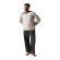 Pijama barbat, maneca lunga pantaloni lungi, Gri 2XL