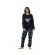 Pijama dama cocolino, pufoasa si calduroasa, imprimeu ren Craciun, bleumarin L