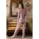 Pijama dama din Bambus, maneca lunga pantaloni lungi, Roz inchis 2XL