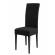 Set 6 huse cu elastic pentru scaune, Negru