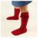 Sosete lungi cu fundita pentru fetite, 1-2 ani marime 19-22 cm, Bordo